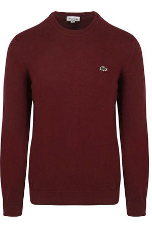 pullover fijn gebreid bordeaux