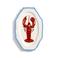 &k amsterdam serveerschaal sirène lobster (41,5x27 cm)