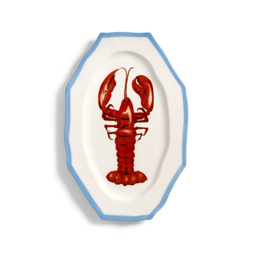 &k amsterdam serveerschaal sirène lobster (41,5x27 cm) afbeelding