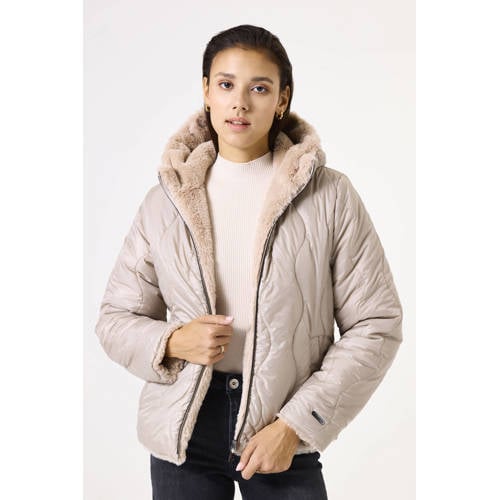Garcia teddy jas reversible champagne afbeelding