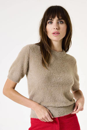 pullover trui taupe