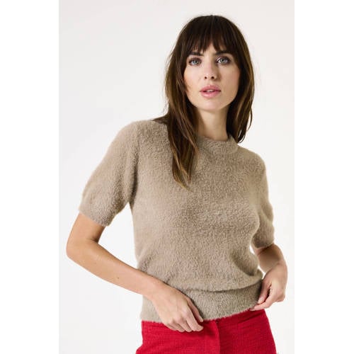 Garcia pullover trui taupe afbeelding