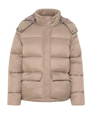 winterjas beige