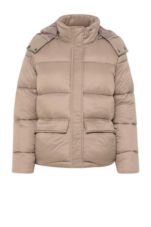 winterjas beige
