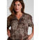 Hunkemöller pyjamatop bruin/zwart