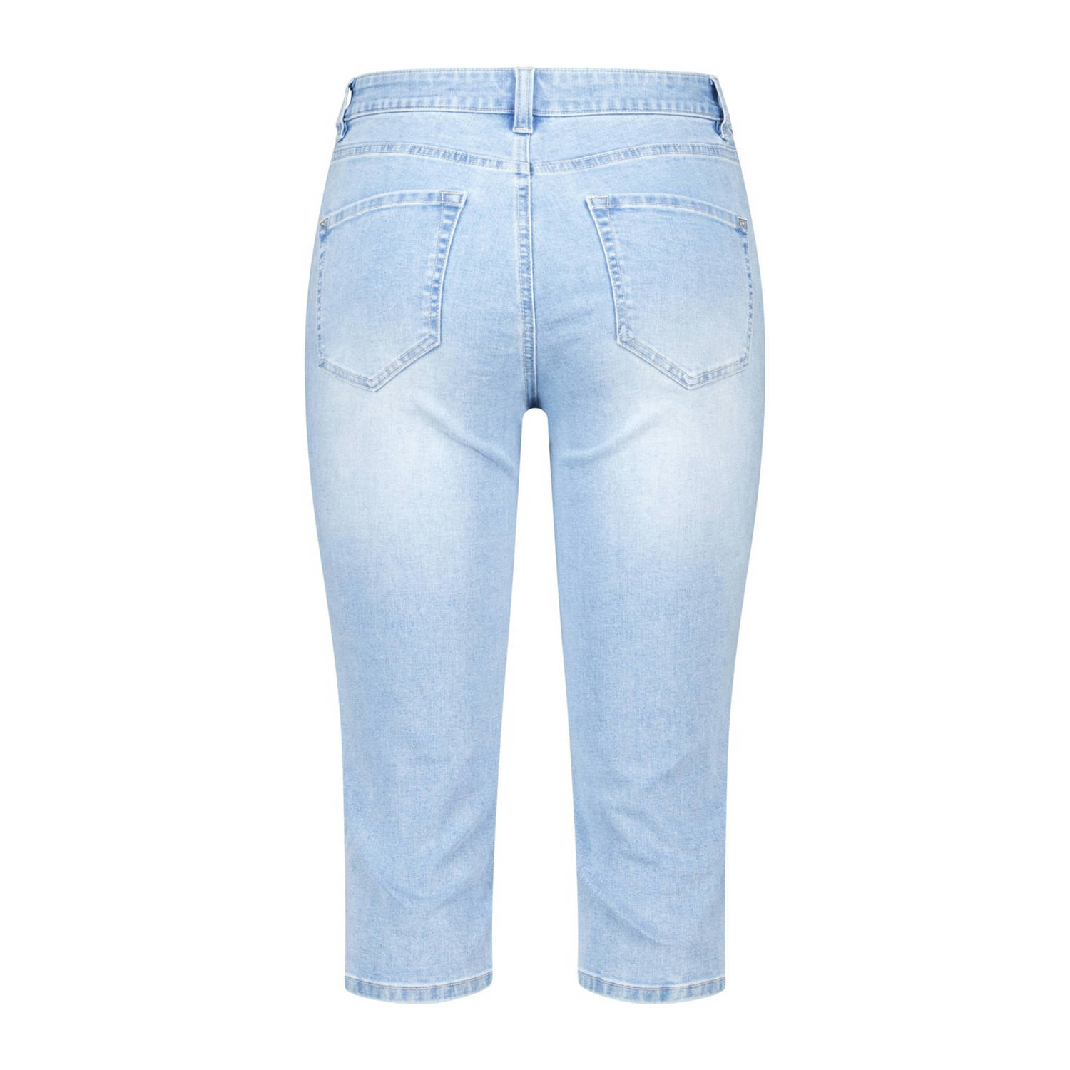MS Mode capri jeans light blue denim