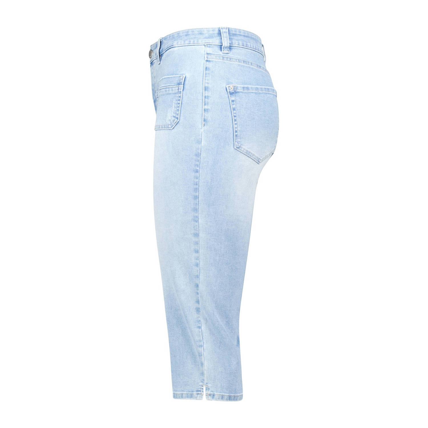 MS Mode capri jeans light blue denim