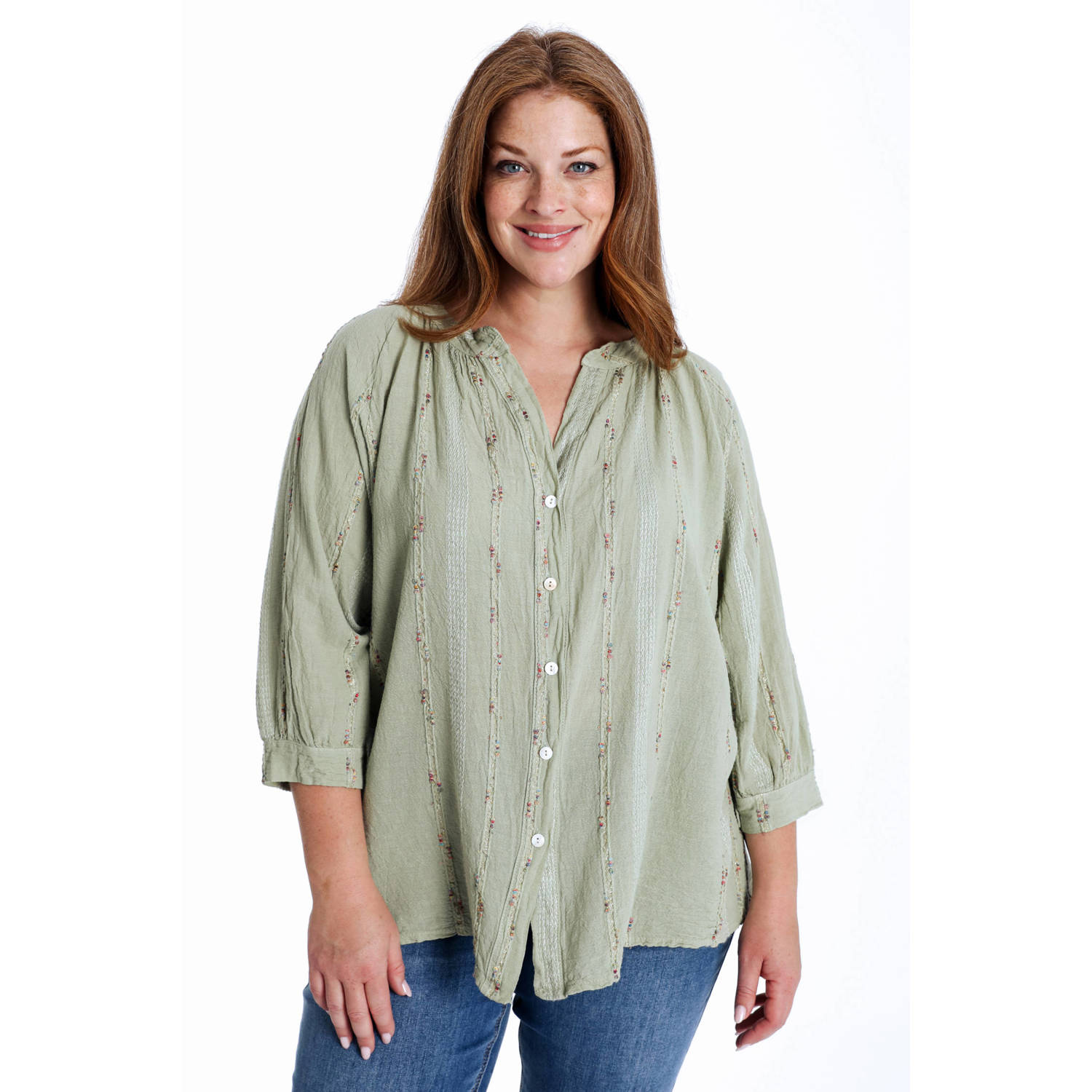Paprika blouse kaki