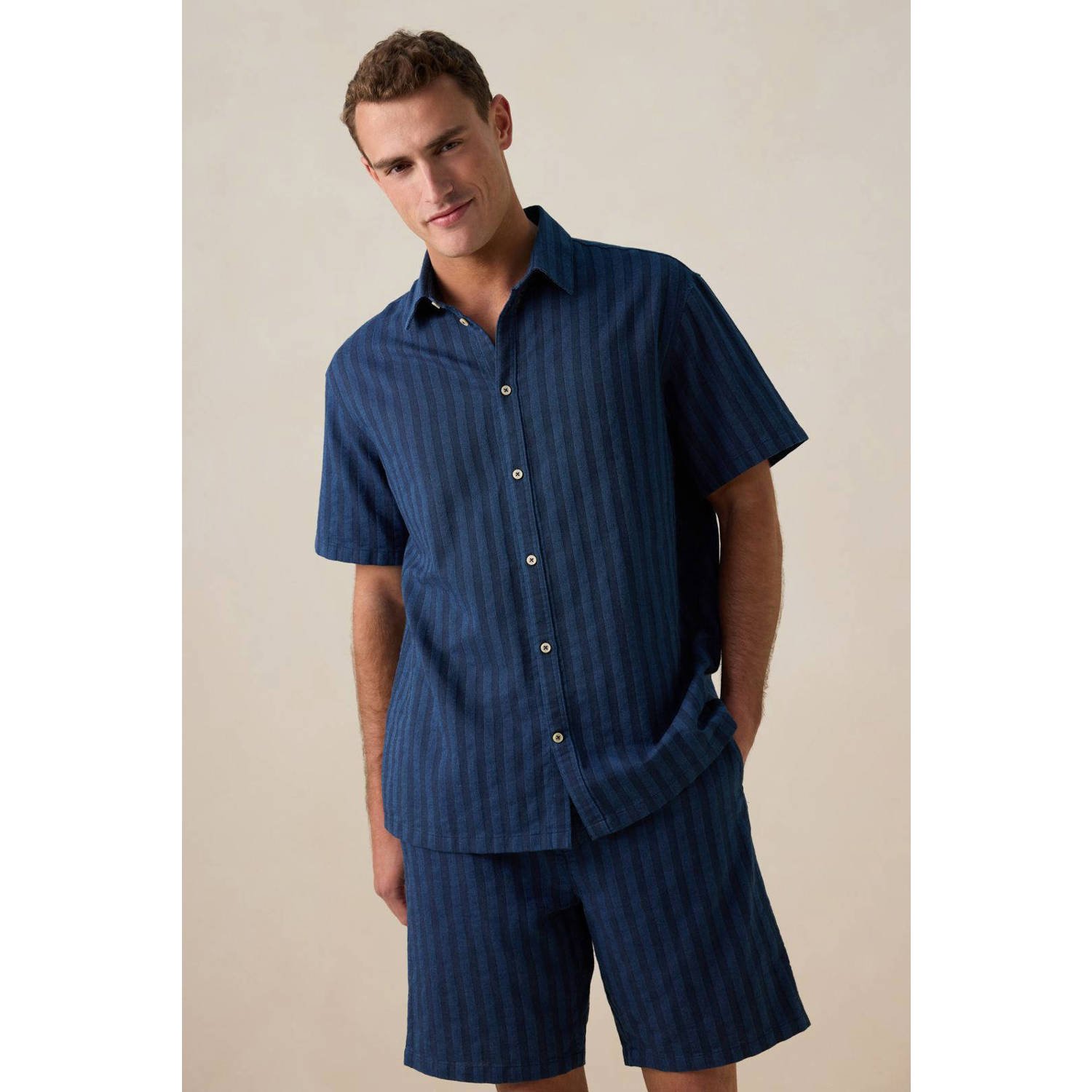 Sissy-Boy casual overhemd donkerblauw