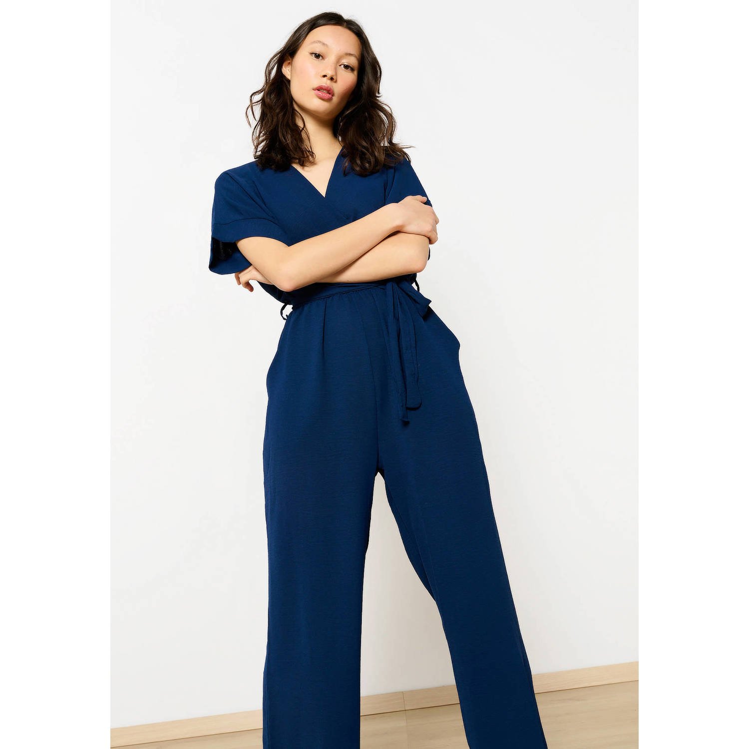 LOLALIZA jumpsuit donkerblauw