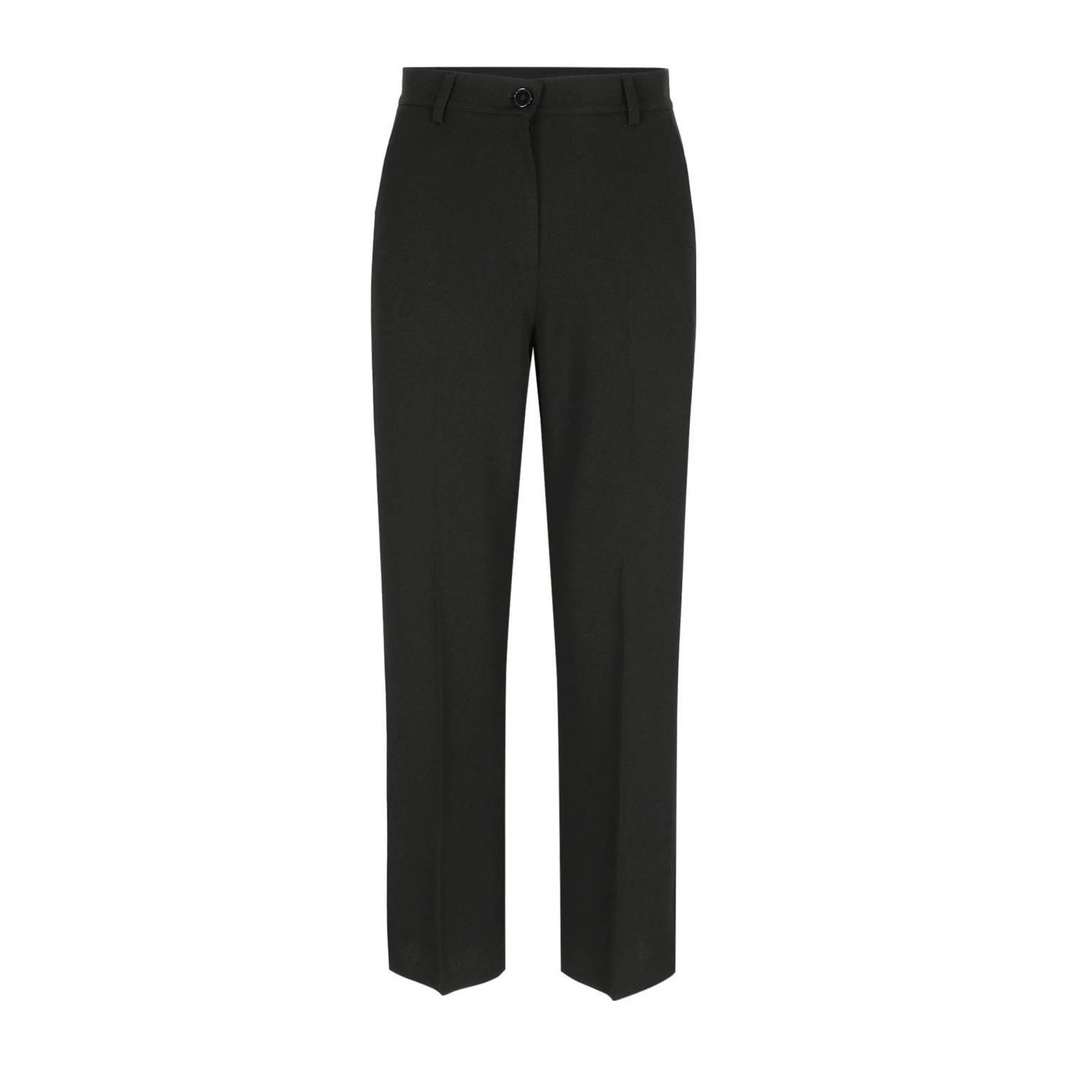 LOLALIZA straight regular waist pantalon zwart