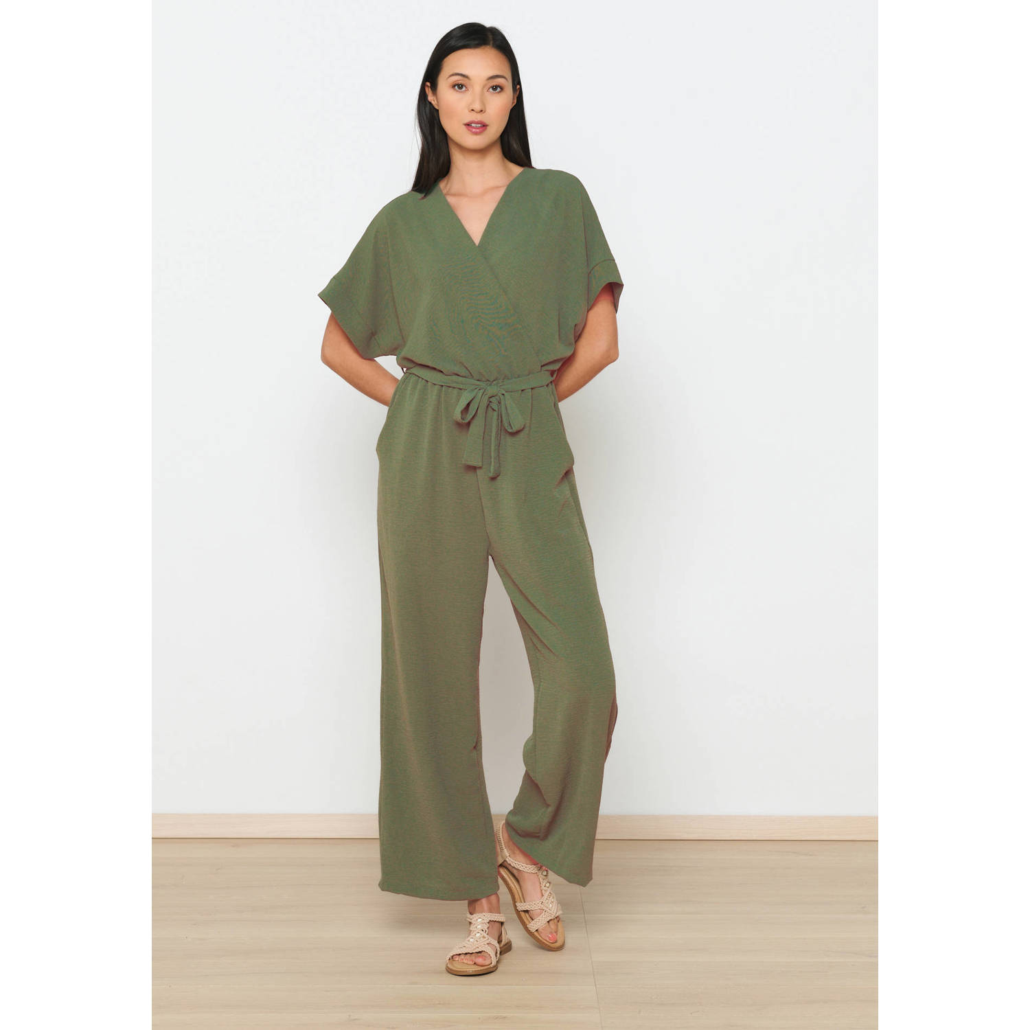 LOLALIZA jumpsuit groen