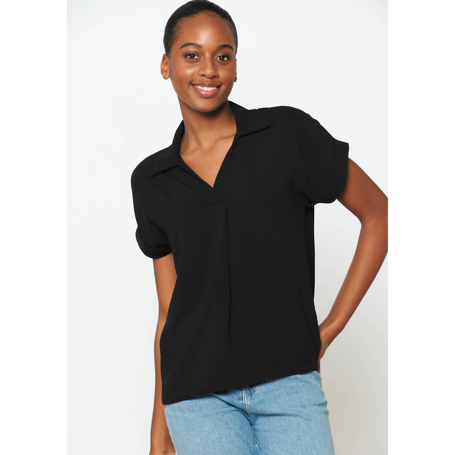 LOLALIZA blousetop zwart