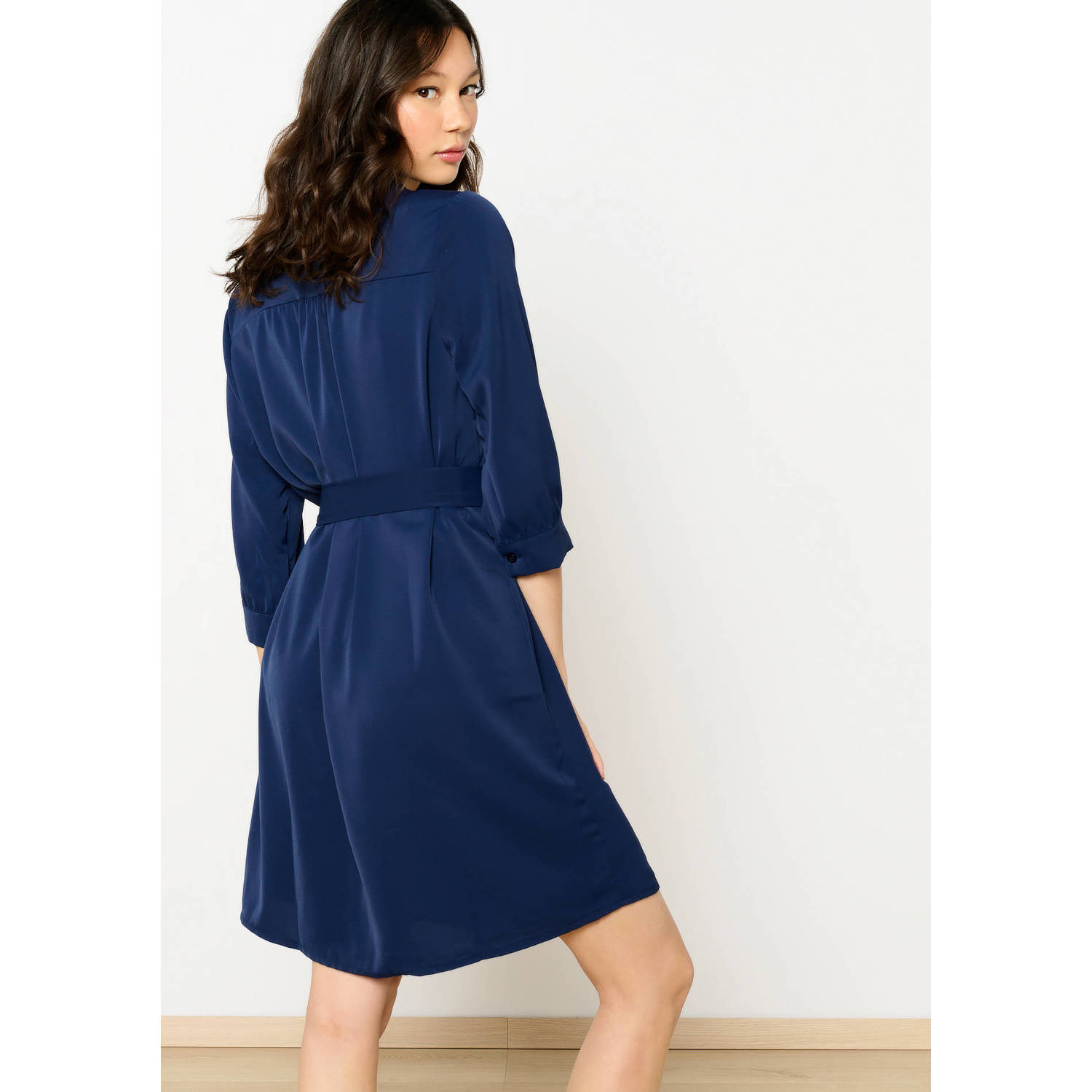 LOLALIZA blousejurk donkerblauw