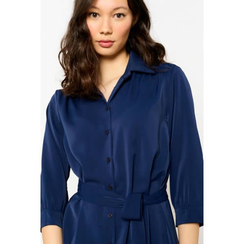 LOLALIZA blousejurk donkerblauw afbeelding