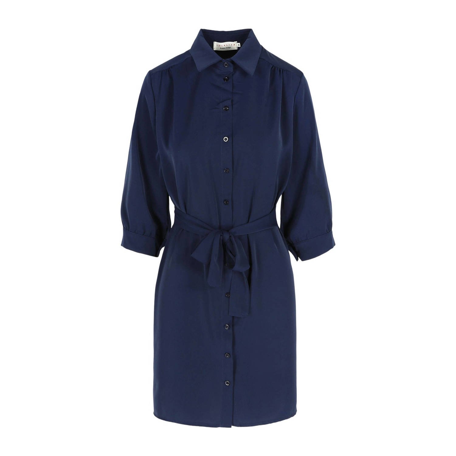 LOLALIZA blousejurk donkerblauw