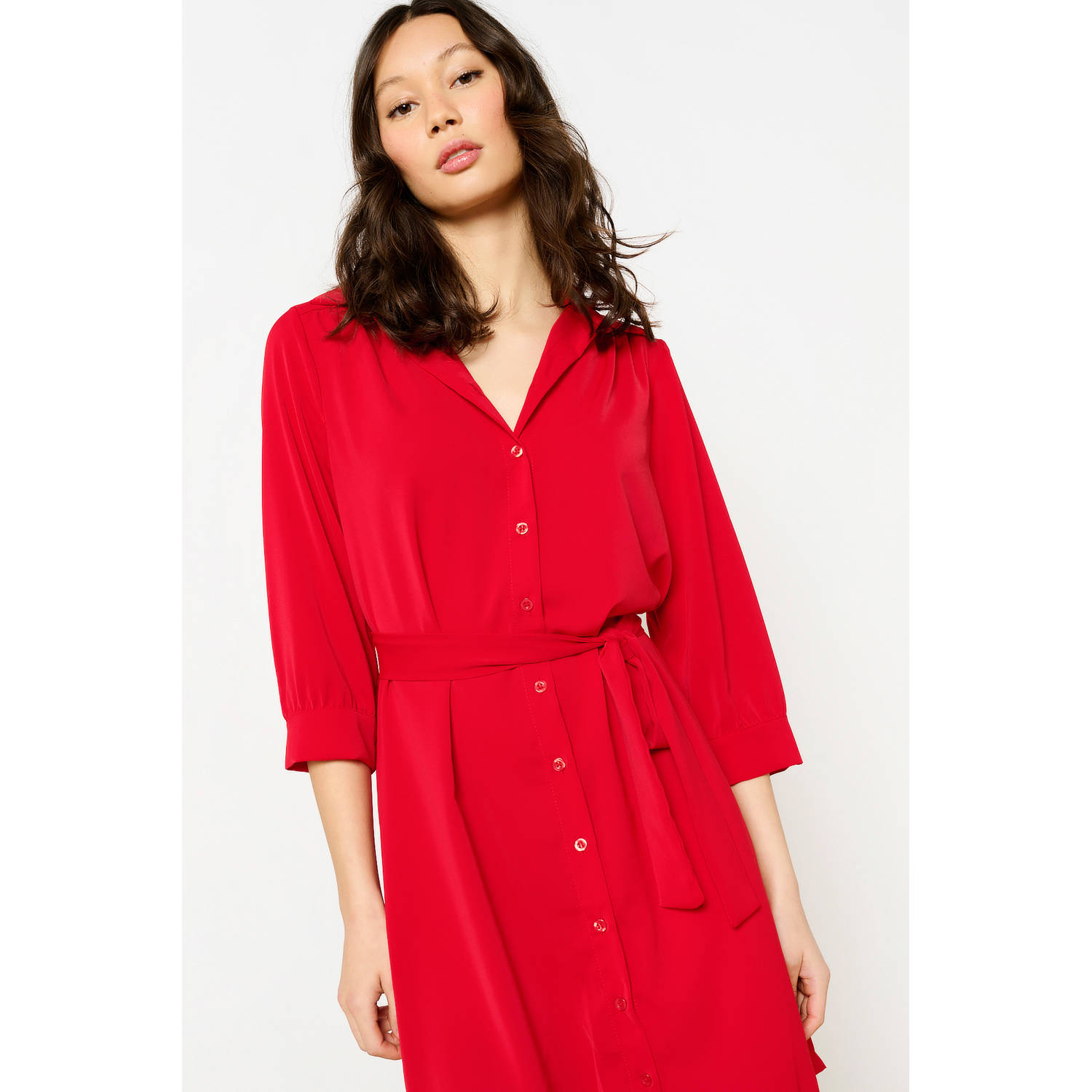 LOLALIZA blousejurk rood