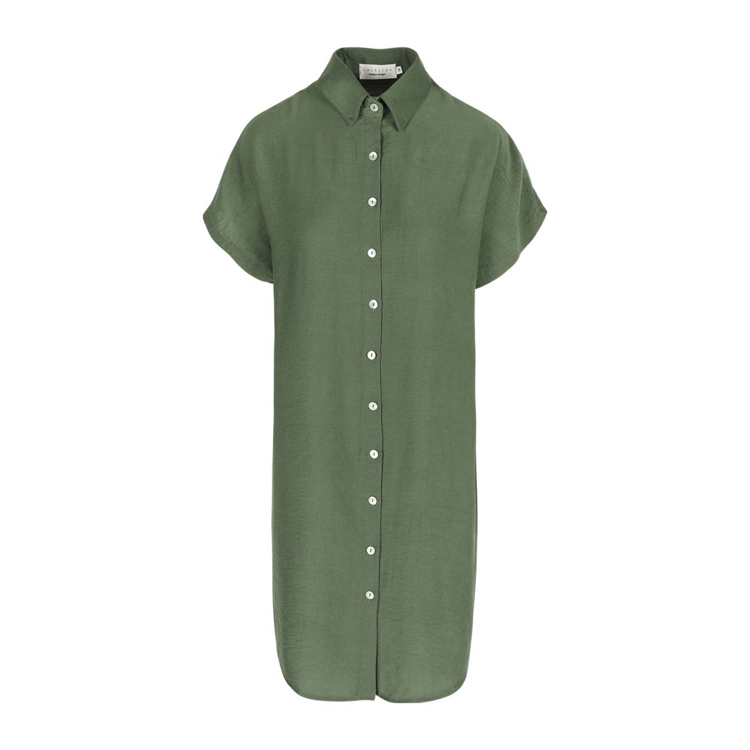 LOLALIZA blousejurk groen