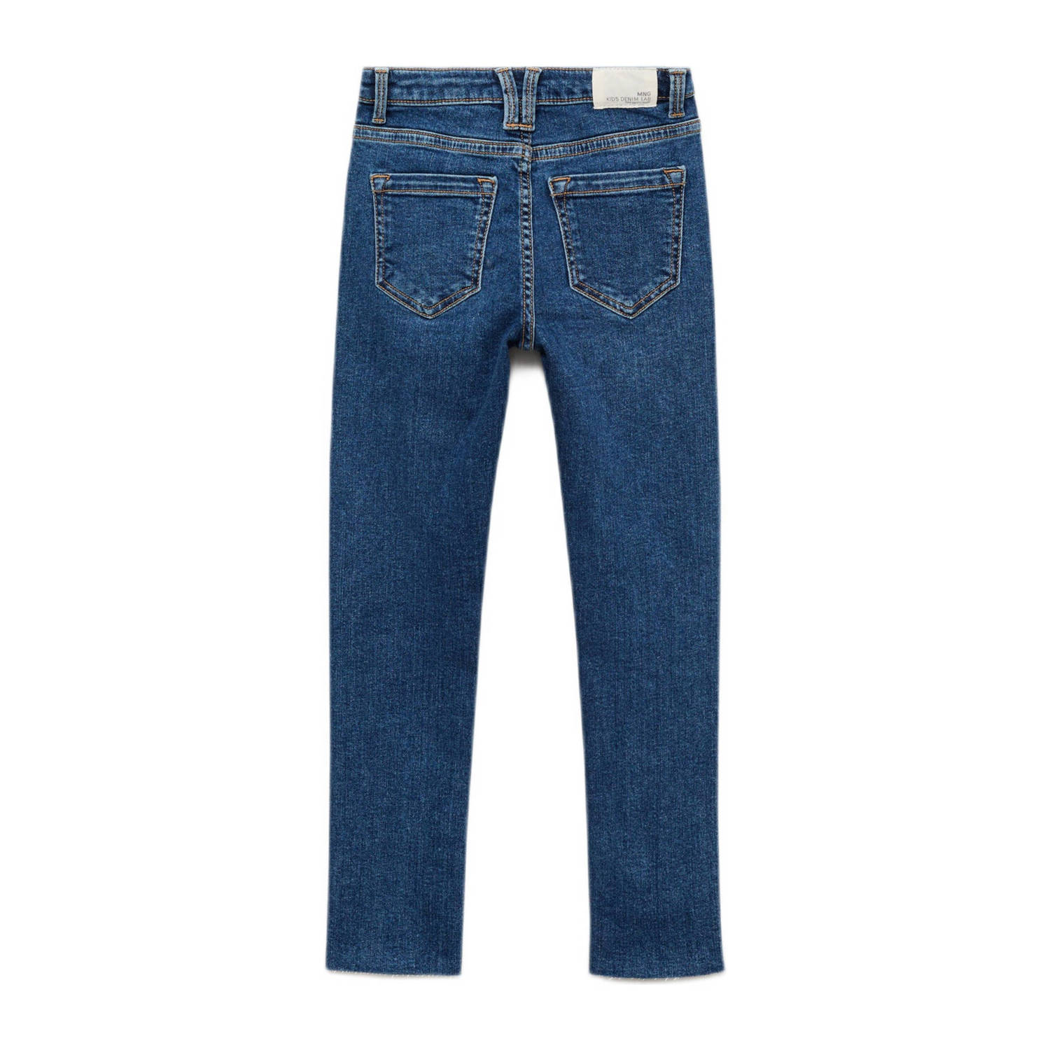 Mango Kids skinny jeans dark blue denim