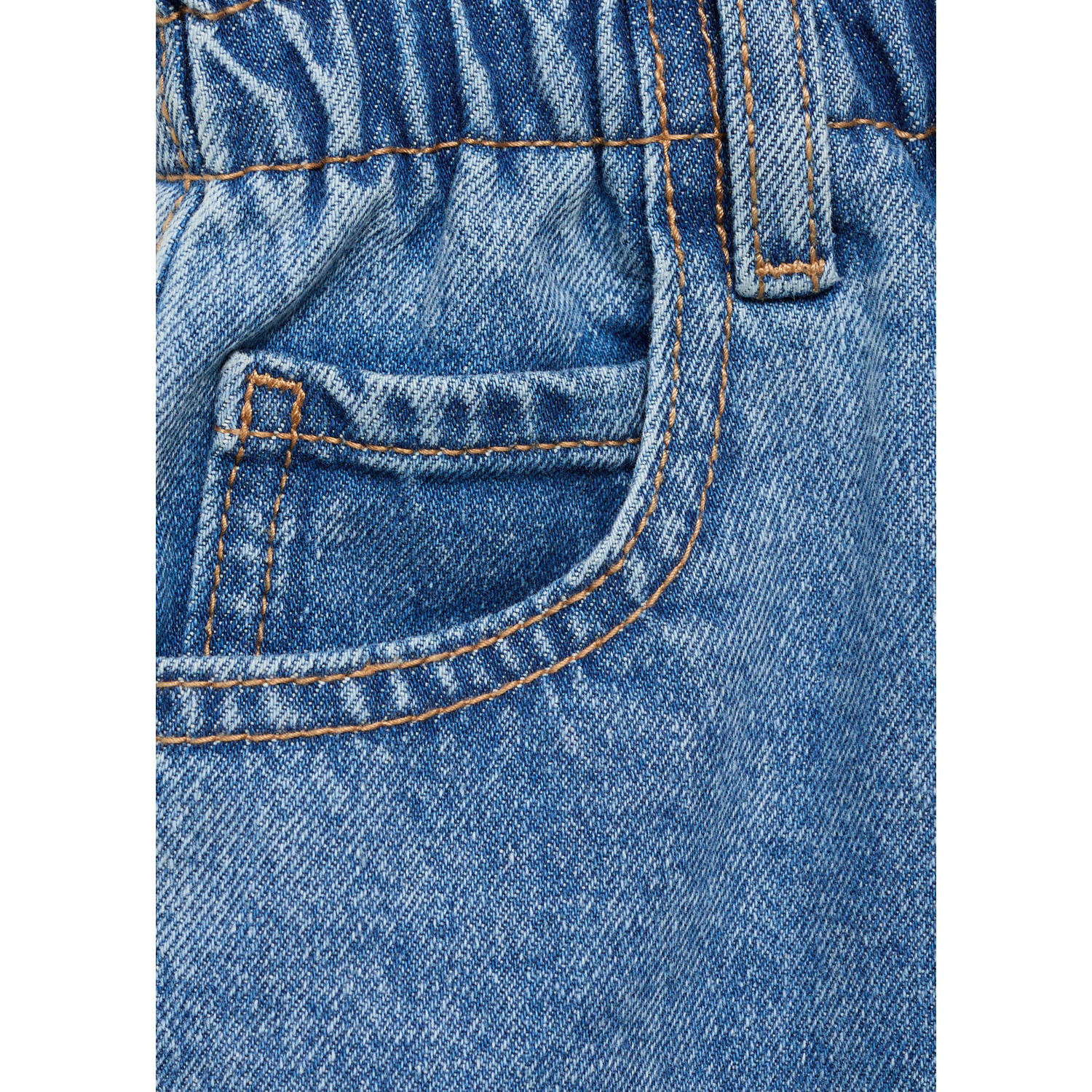 Mango Kids denim spijkerrok medium blue denim