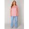 Base Level Curvy T-shirt lichtroze