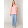 Base Level T-shirt lichtroze