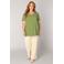 Base Level Curvy T-shirt olijfgroen