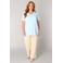 Base Level Curvy T-shirt lichtblauw