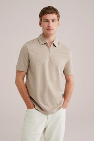 slim polo beige