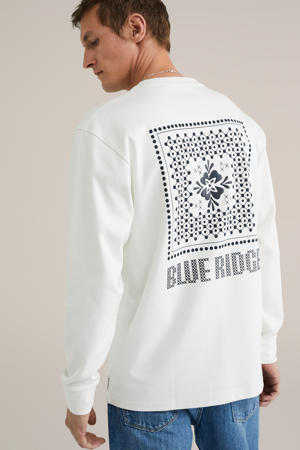 Tall fit longsleeve wit