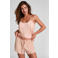 Hunkemöller satijnlook pyjamashort Ayla roze