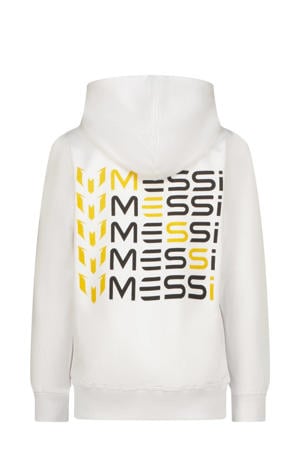 hoodie met backprint wit