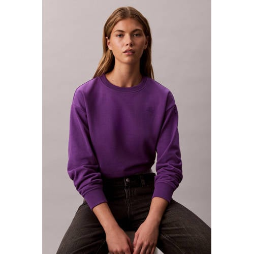 CALVIN KLEIN JEANS sweater paars afbeelding