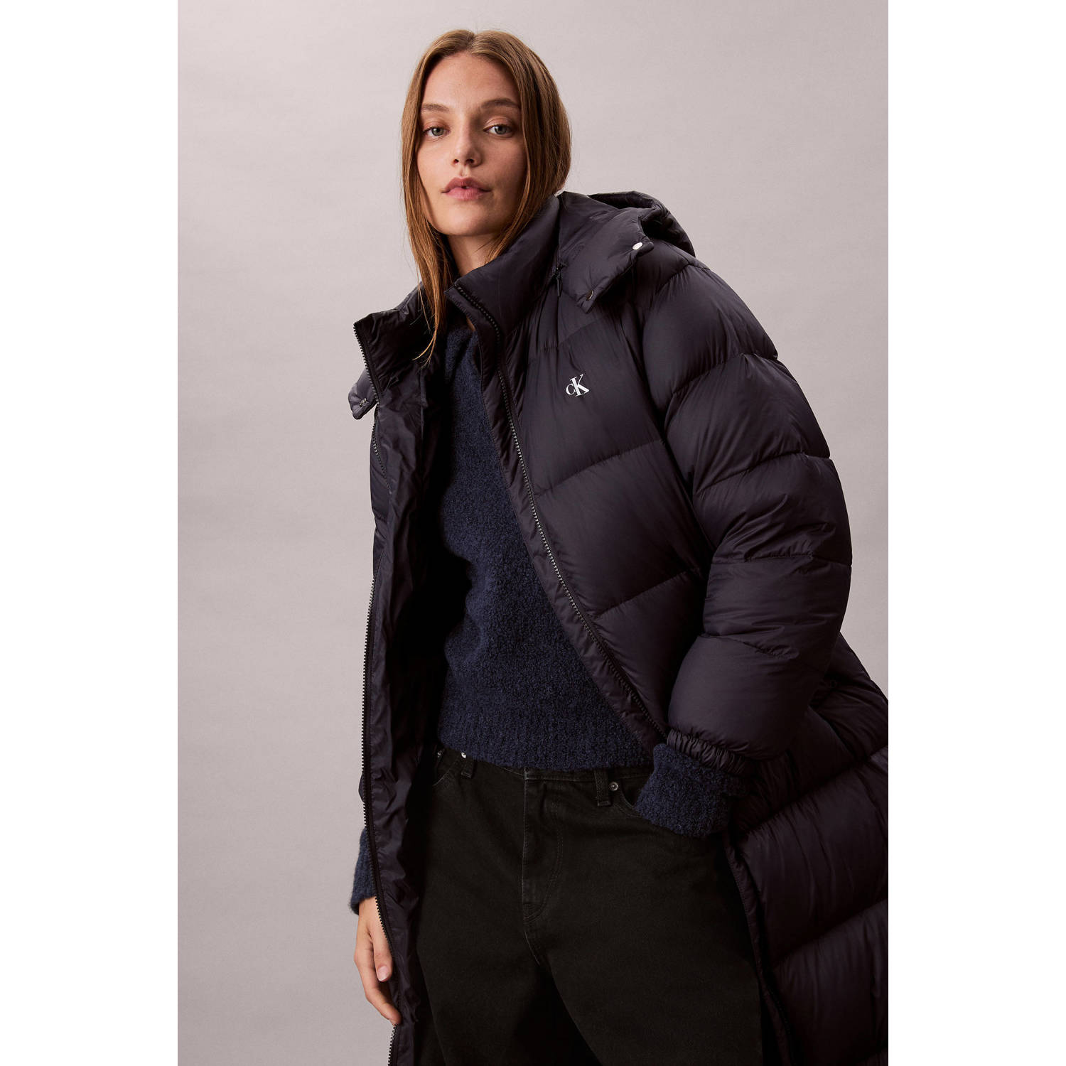 CALVIN KLEIN JEANS gewatteerde jas marine