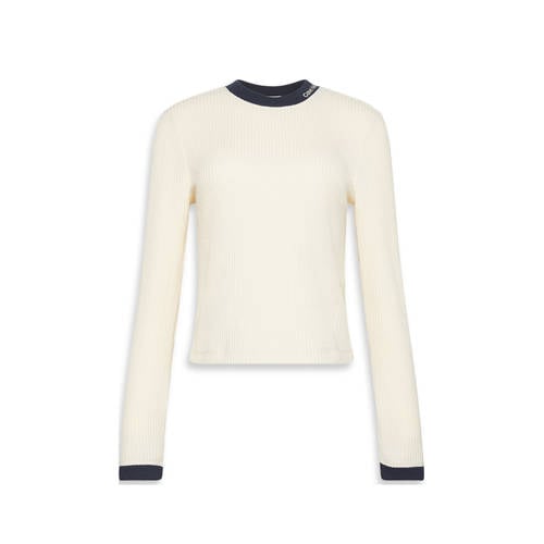 CALVIN KLEIN JEANS top ecru afbeelding