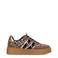 POSH by Poelman Lilly sneakers met panterprint bruin/beige