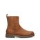 Poelman Toni gevoerde leren enkelboots cognac