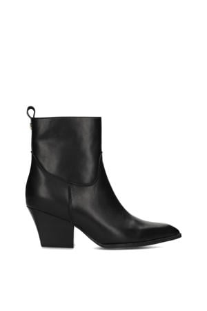 Louise leren cowboylaarzen zwart