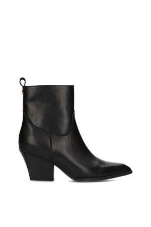 Louise leren cowboylaarzen zwart