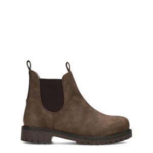 Raya gevoerde chelsea boots donkerbruin