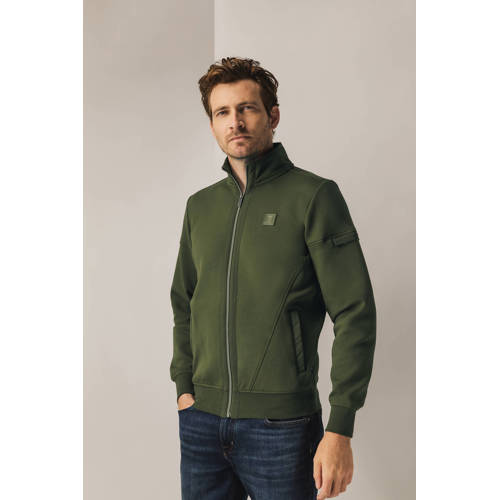State of Art sweatvest donkergroen afbeelding