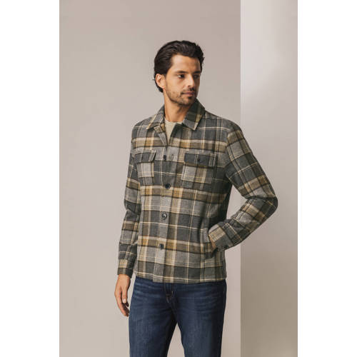 State of Art geruite overshirt grijs afbeelding