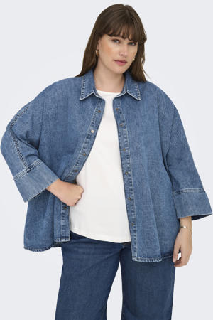 blouse dark blue denim
