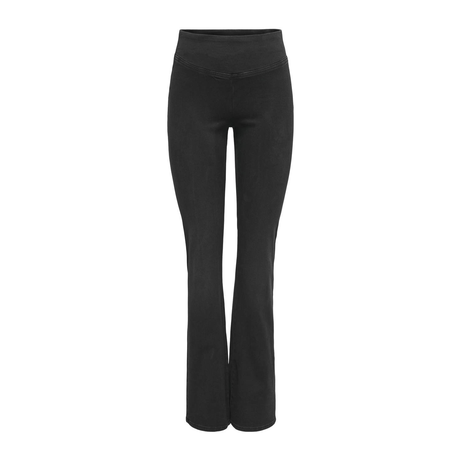 ONLY CARMAKOMA high waist flared jeans zwart