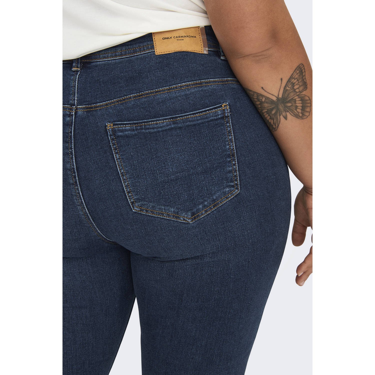 ONLY CARMAKOMA skinny jeans dark blue denim