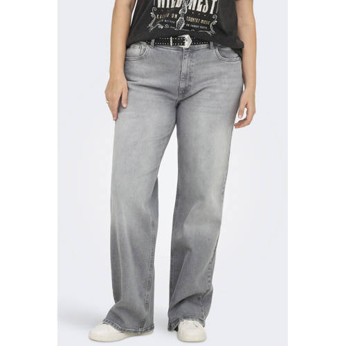 ONLY CARMAKOMA wide leg jeans grey denim afbeelding