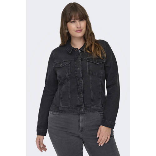 ONLY CARMAKOMA denim spijkerjas zwart afbeelding