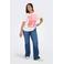 ONLY CARMAKOMA high waist flared jeans dark blue denim