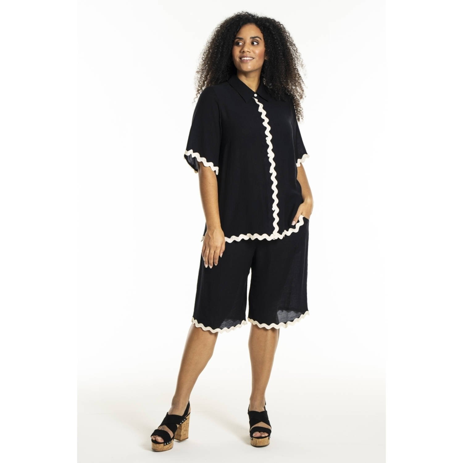 STUDIO blouse zwart