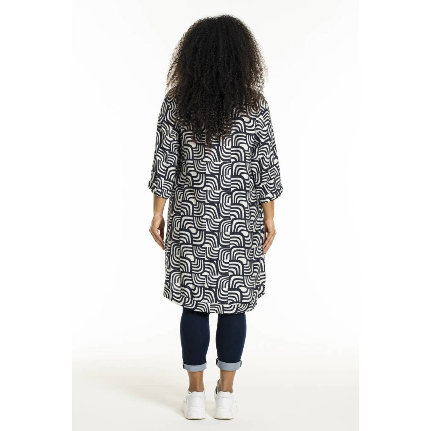 STUDIO zomerjurk blauw